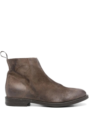 Moma leather ankle boots - Brown