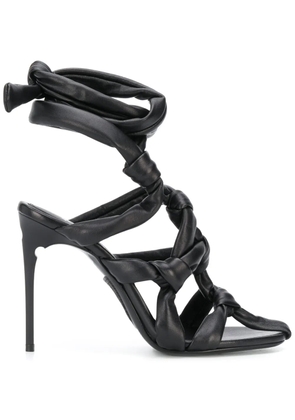 Off-White knotted strappy sandals - Black