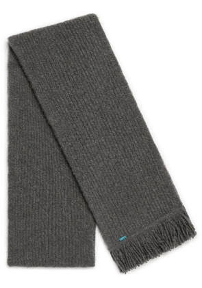 Alanui A Finest ribbed fringed scarf - Grey