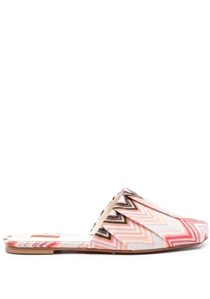 Missoni zig-zag slippers - Pink