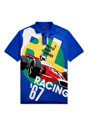 Polo Ralph Lauren graphic-print polo shirt - Blue
