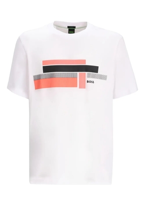 HUGO Tee Glamping graphic T-shirt - White