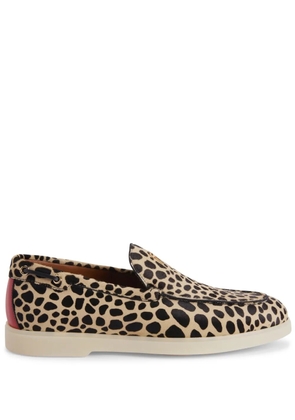 Giuseppe Zanotti The Maui leopard-print loafers - Neutrals