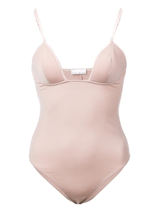 Fleur Du Mal cupped non-wire bodysuit - Pink