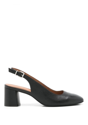 Sarah Chofakian Quartier 40mm leather pumps - Black