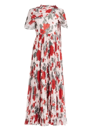Huishan Zhang floral maxi dress - Red