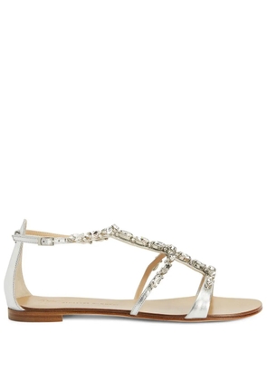 Giuseppe Zanotti Elba open toe sandals - Silver