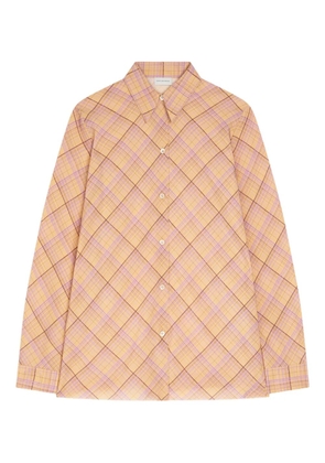 DRIES VAN NOTEN checked-pattern shirt - Neutrals