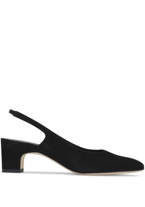 Manolo Blahnik 50mm leather pumps - Black