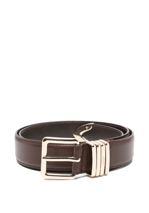Maje calf-leather belt - Brown