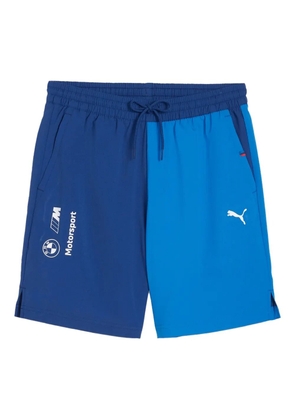 PUMA x BMW M Motorsport colour-block track shorts - Blue