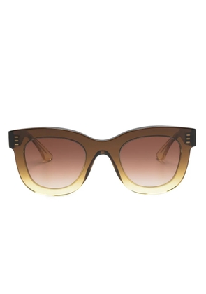 Thierry Lasry Gambly rectangle-frame sunglasses - Brown