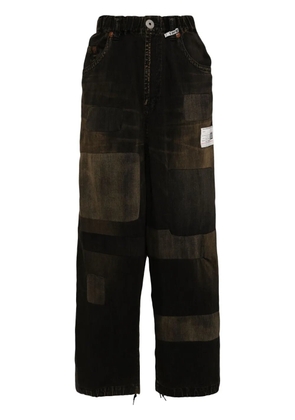 Maison MIHARA YASUHIRO patchwork jeans - Black
