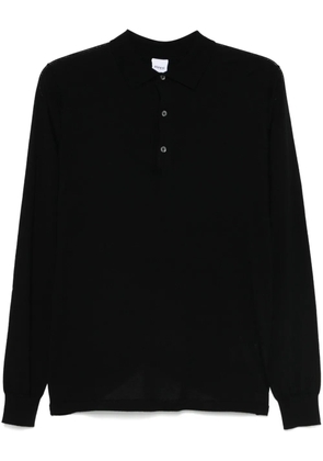 ASPESI wool polo shirt - Black