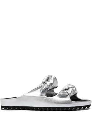 Officine Creative Pelagie 010 knotted sandals - Silver