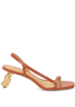 Cult Gaia Leilani leather sandals - Brown