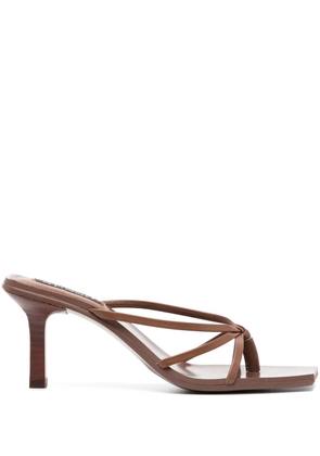 Senso Maria 70mm leather sandals - Brown