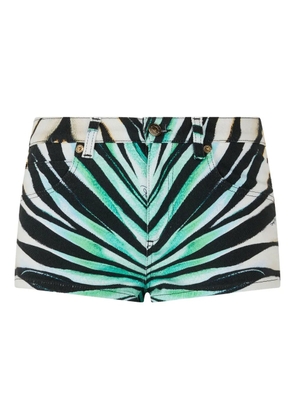 Roberto Cavalli Ray Of Sea-print shorts - Blue