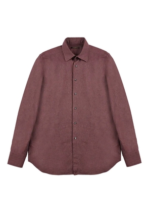 Glanshirt cotton shirt - Red
