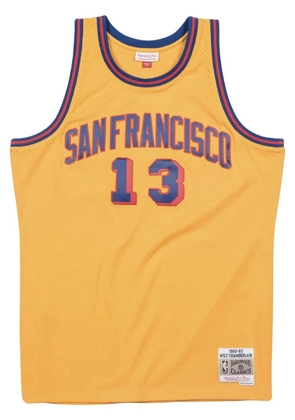 Mitchell & Ness 'Golden State Warriors 62-63 Wilt Chamberlain' Swingman jersey vest top - Yellow