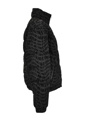 Versace Jeans Couture logo-print puffer jacket - Black