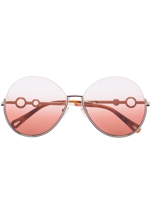 Chloé Eyewear Sofya round-frame sunglasses - Brown