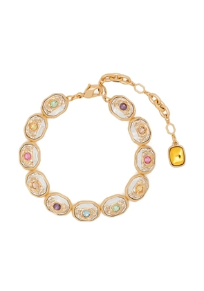Swarovski Chroma Tennis bracelet - Gold