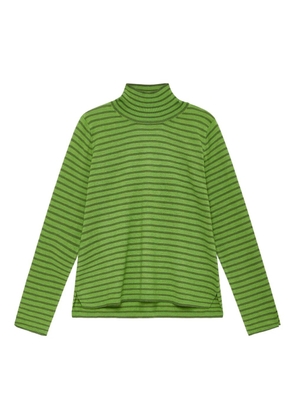 MALIPARMI striped roll-neck top - Green