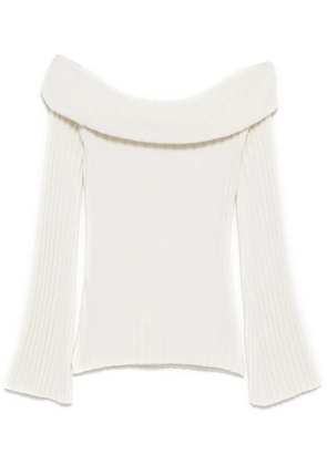Reformation Lana knitted top - White
