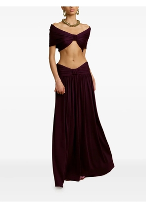 ARCINA ORI Alessia knotted top - Red