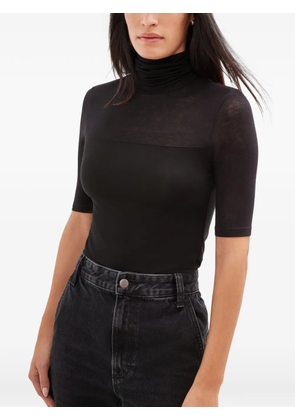 Marcella Niko sheer-detail top - Black