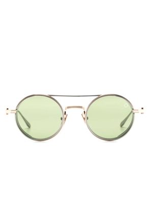 Akoni round-frame sunglasses - Silver