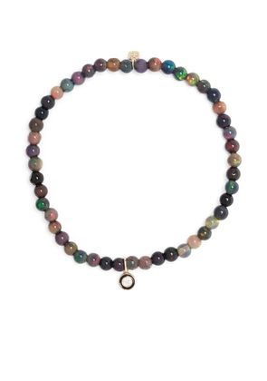 Sydney Evan 14kt yellow-gold opal and diamond beaded bracelet