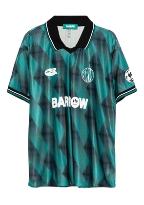 BARROW geometric-print short-sleeve T-shirt - Green