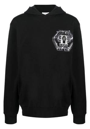 Philipp Plein Dark Romance logo-print hoodie - Black