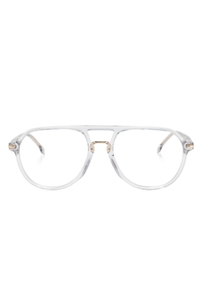 Carrera pilot-frame glasses - White