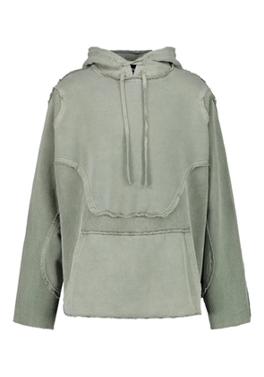 LUEDER Armour drawstring-detailed hoodie - Green