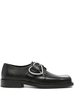 Martine Rose square-toe buckle loafers - Black