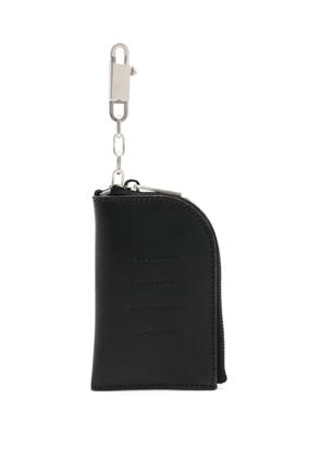 Rick Owens leather hook wallet - Black