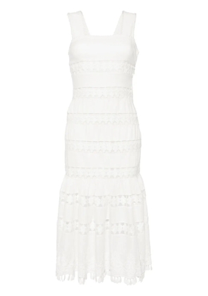 ZIMMERMANN trimmed midi dress - White