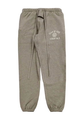 FEAR OF GOD ESSENTIALS logo-embroidered 'Heather Grey' track pants