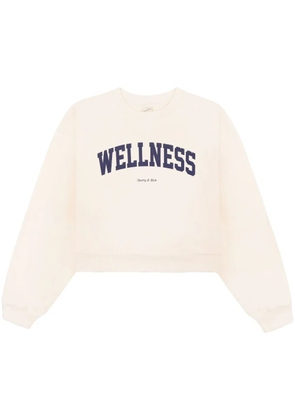 Sporty & Rich Wellness Ivy cropped sweatshirt - White