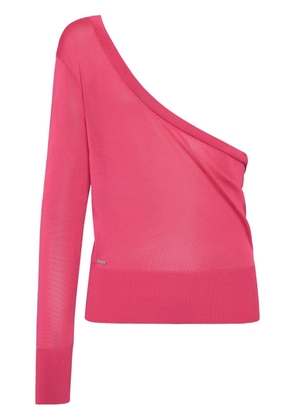 DSQUARED2 one-shoulder sweatshirt - Pink