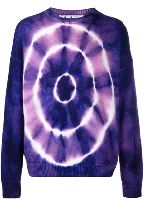 Off-White tie-dye jumper - Purple