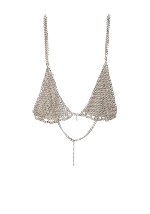Fleur Du Mal chain bralette - Silver