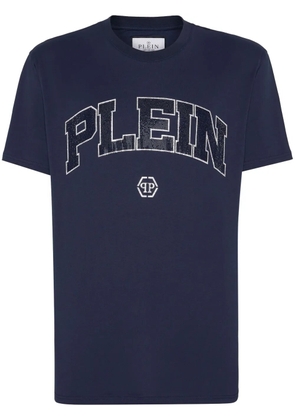 Philipp Plein Stones short sleeve cotton t-shirt - Blue