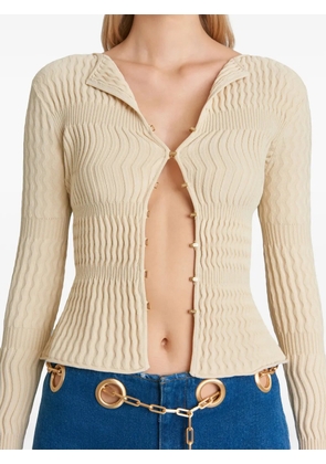 Cult Gaia Irena cardigan - Neutrals