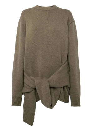 JW Anderson tie-front knit sweater - Neutrals