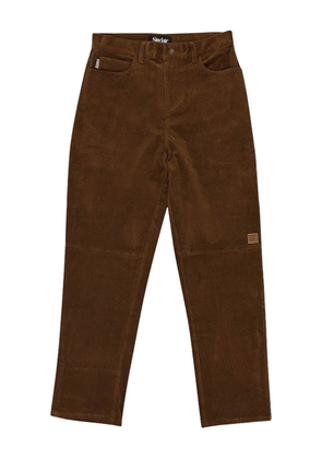 Sinclair corduroy straight-leg trousers - Brown