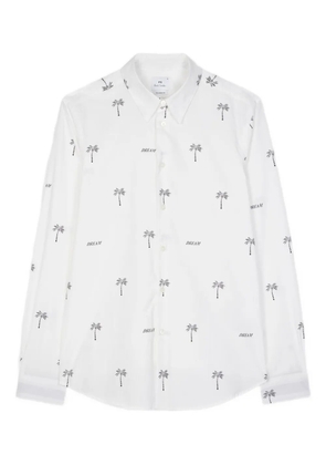 PS Paul Smith palm-tree print shirt - White